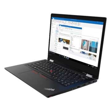 Lenovo Thinkpad L13 Yoga G2 Laptop 13" FHD Touch Display Core i5-1145G7 16GB DDR4 RAM 256GB SSD Windows 10 Pro (Renewed)