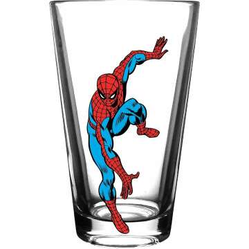 Avengers Pint Glasses Set of 4 - 16 oz Classic Design