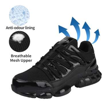 Lightweight Steel Toe Work Shoes for Men & Women