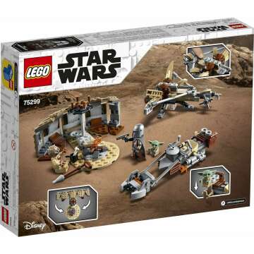 LEGO Star Wars: The Mandalorian Trouble on Tatooine 75299 Awesome Toy Building Kit for Kids Featuring The Child, New 2021 (277 Pieces)