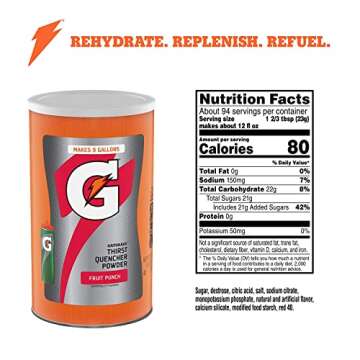 Gatorade Thirst Quencher Powder, Fruit Punch, 76.5 oz