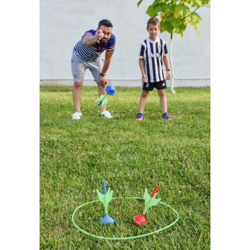 Glow in The Dark Lawn Darts - Fun Backyard Game