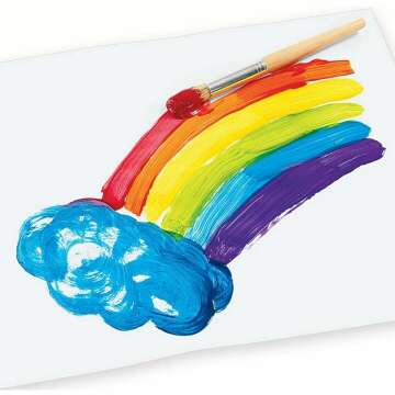 Non-Toxic 11 Color Washable Tempera Paints for Kids