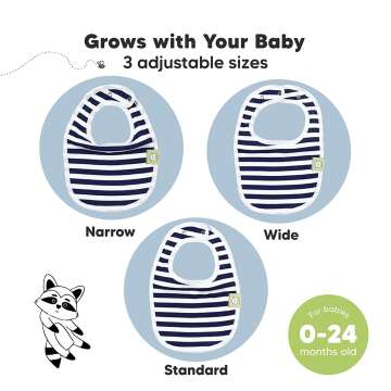 Organic Baby Bibs 8-Pack
