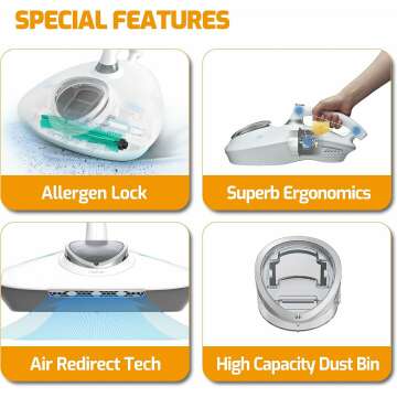 Raycop RN Bed Vacuum Cleaner with HEPA Filtration