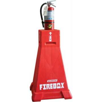 MAGNUM Firebox Portable Fire Extinguisher Stand - OSHA Compliant Safety Station