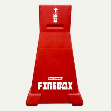 MAGNUM Firebox Portable Extinguisher Stand - OSHA Compliant