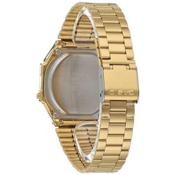 Casio Vintage Retro Gold Digital Dial Stainless Steel Unisex Watch A168WG9UR