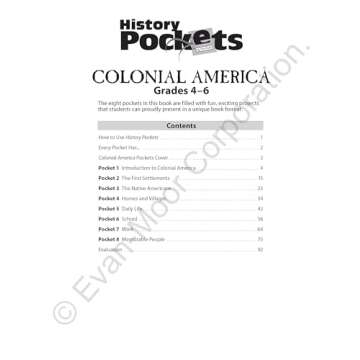 History Pockets: Colonial America, Grades 4-6+