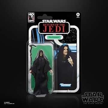 STAR WARS The Black Series Emperor Palpatine, Return of The Jedi 40th Anniversary 6-Inch Action Figures, Ages 4 and Up