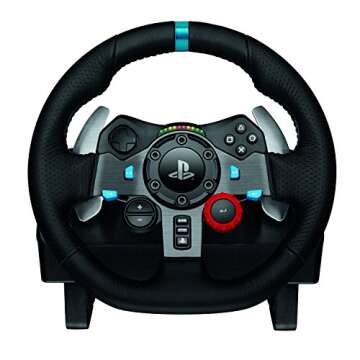 Logitech Driving Force G29 Racing Wheel for PlayStation 4 and PlayStation 3 (Renewed)