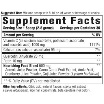 INNATE Response Formulas C Complete Powder - Antioxidant Vitamin C Powder Supplement - Helps Support The Immune System -Vegetarian and Non-GMO - 2.96 Oz. (30 Servings)