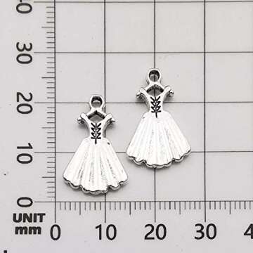 Youdiyla 60 Ballet Charms Collection, BULK Ballet Dancer Girl Shoe Ballerina Tutu I love Ballet Charms Metal Pendant Craft Supplies Findings for Necklace and Bracelet Jewelry Making (HM290)