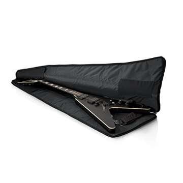 Gator Cases Foam Padded Gig Bag Style Guitar Bodies Fits Flying V, Explorer, Warlock, and More, up to 47.5" Length (GBE-Extreme) Economy Electric (GBEEXTREME1)