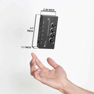 FIFINE 4-Channel Headphone Amp for Studio Sound