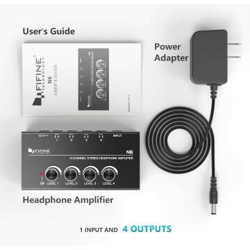 FIFINE 4-Channel Headphone Amp for Studio Sound