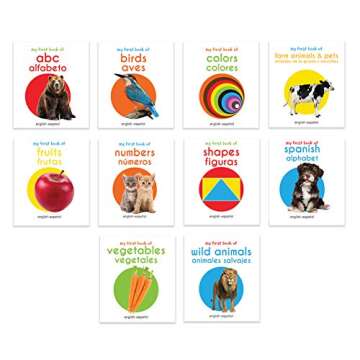 My First English - Español Learning Library (Mi Primera English - Español Learning Library): Boxset of 10 English - Spanish Board Books (Spanish Edition)