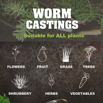 20 oz 100% Organic Worm Castings – Natural Superfood for Plant Growth, Root Development & Growing Healthier, Stronger Crops – Non Toxic & Kind to Soil – Resealable Zip Pouch – Life Cycle Organics