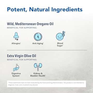 NORTH AMERICAN HERB & SPICE Oreganol P73-0.45 fl. oz. - Immune Support, Optimal Health - Unprocessed, Organic, Wild Oregano Oil - Mediterranean Source - Non-GMO - 194 Servings