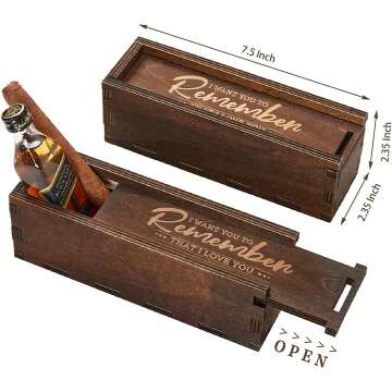 Wooden Gift Box for Men - Anniversary & Birthday