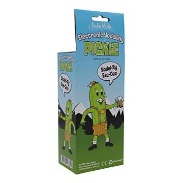 Archie McPhee Yodeling Pickle: A Musical Toy, Fun for All Ages, Great Gift, Hours of Mindless Entertainment, Multi-colored