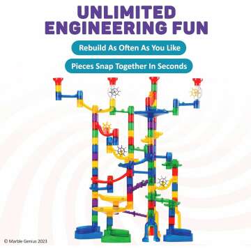 Ultimate Marble Run Set for All Ages - 150-Piece Fun