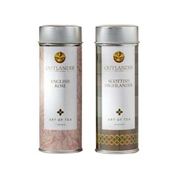 Art of Tea | Outlander The Series Collection | English Rose (Green Tea) & Scottish Highlander (Black Tea)