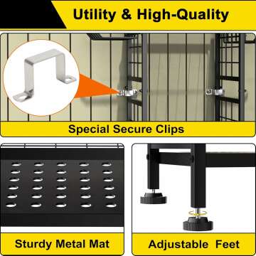 3 Tier Heavy Duty Garden Tool Organizer Storage