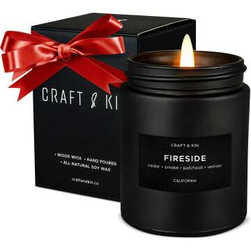 Men's Fireside Candle