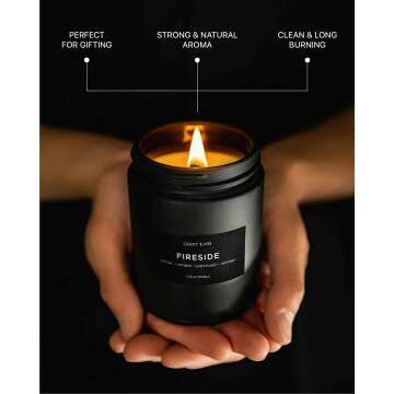 Men's Fireside Candle