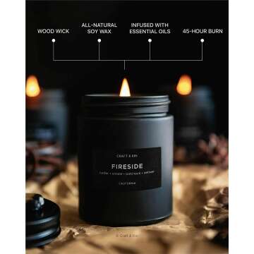 Men's Fireside Candle