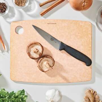 Epicurean Kitchen Series Cutting Board, 11.5-Inch × 9-Inch, Natural