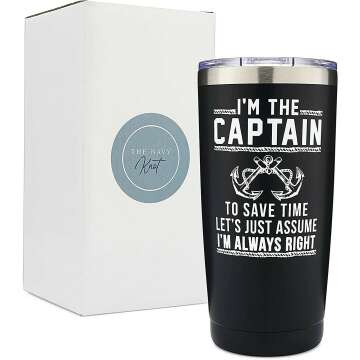 Captain Tumbler Gift