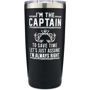 Captain Tumbler Gift