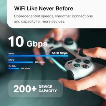 TP-Link Deco BE63 Tri-Band WiFi 7 Mesh System - Ultimate 10 Gbps Connectivity