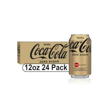 Coca-cola Zero Vanilla Calorie Free, 144 Fl. Oz (Pack of 2) By Goinsane