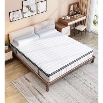 Elitspace King Mattress - 12 Inch Hybrid Comfort