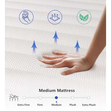 Elitspace King Mattress - 12 Inch Hybrid Comfort