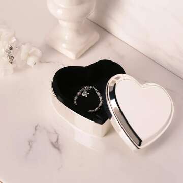 Personalized Heart Jewelry Box