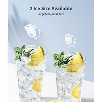 Ecozy Portable Ice Maker - Quick & Convenient Ice