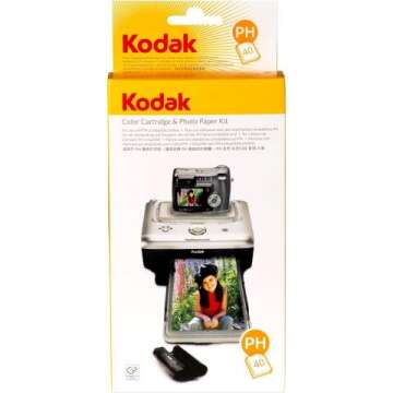 Kodak PH-40 EasyShare Printer Dock Color Cartridge & Paper Kit