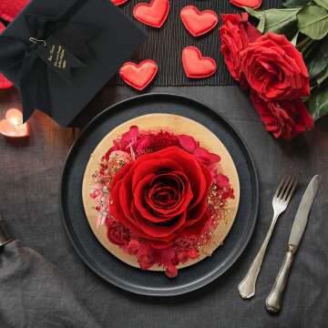 Preserved Red Rose Gift