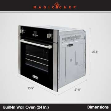 Magic Chef 24" Wall Oven with Convection Feature