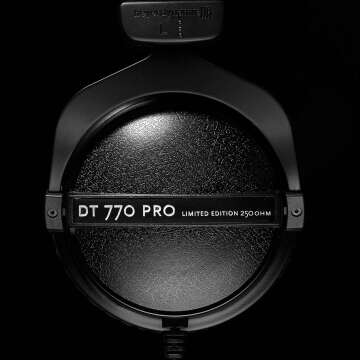 Beyerdynamic DT 770 PRO 250 Ohm Headphones Black Edition