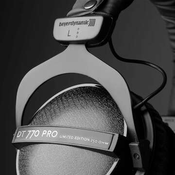 Beyerdynamic DT 770 PRO 250 Ohm Headphones Black Edition