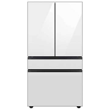 Samsung RAF18DU412 Bespoke 4-Door French Door Refrigerator Panel - Top Panel - White Glass