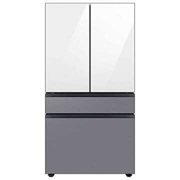 Samsung RAF18DU412 Bespoke 4-Door French Door Refrigerator Panel - Top Panel - White Glass