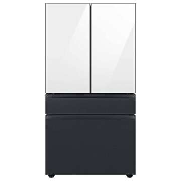 Samsung RAF18DU412 Bespoke 4-Door French Door Refrigerator Panel - Top Panel - White Glass