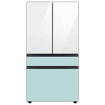 Samsung RAF18DU412 Bespoke 4-Door French Door Refrigerator Panel - Top Panel - White Glass