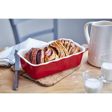 Emile Henry Modern Classic Loaf Pan, 10 x 5.8 x 3.1 inches, Twilight